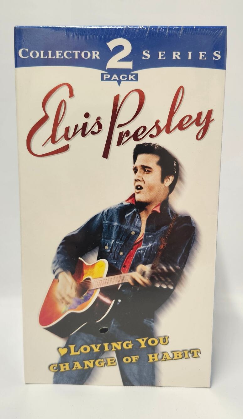 Sealed Elvis Presley Loving You Change of Habit VHS 2 Pack GoodTimes